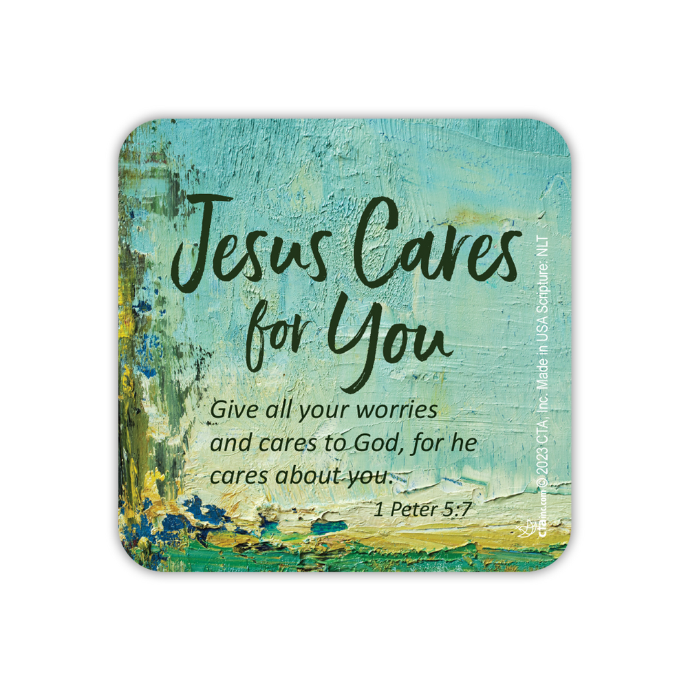 Jesus Cares for You - Magnet