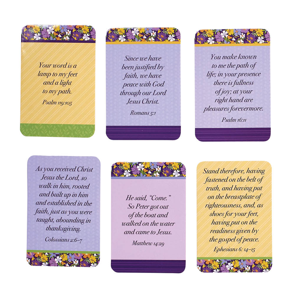 Front of Joy in the Journey inspirational card set for Christian women from CTA, Inc