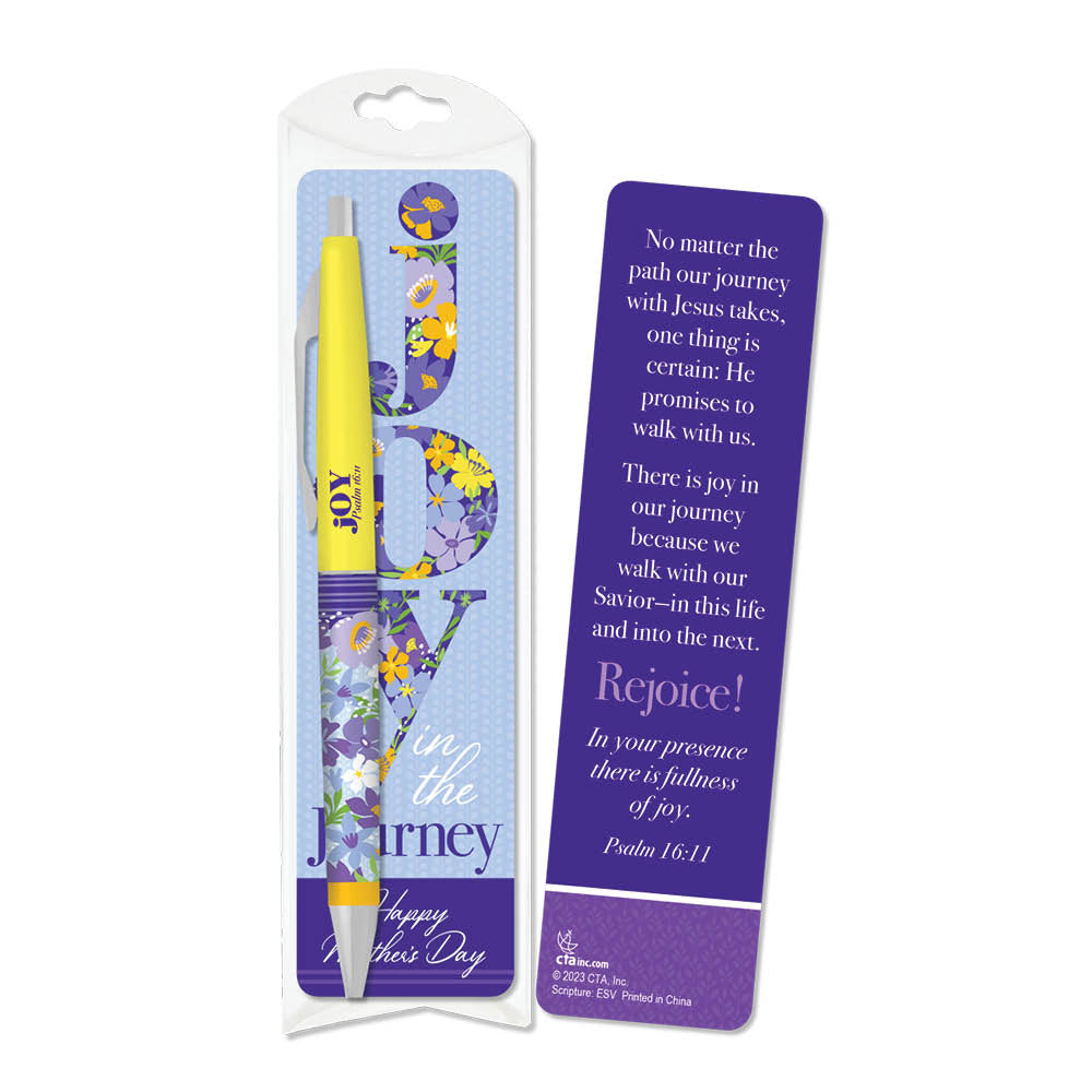 Happy Mother's Day pen and bookmark set from CTA, Inc's Joy in the Journey gift line