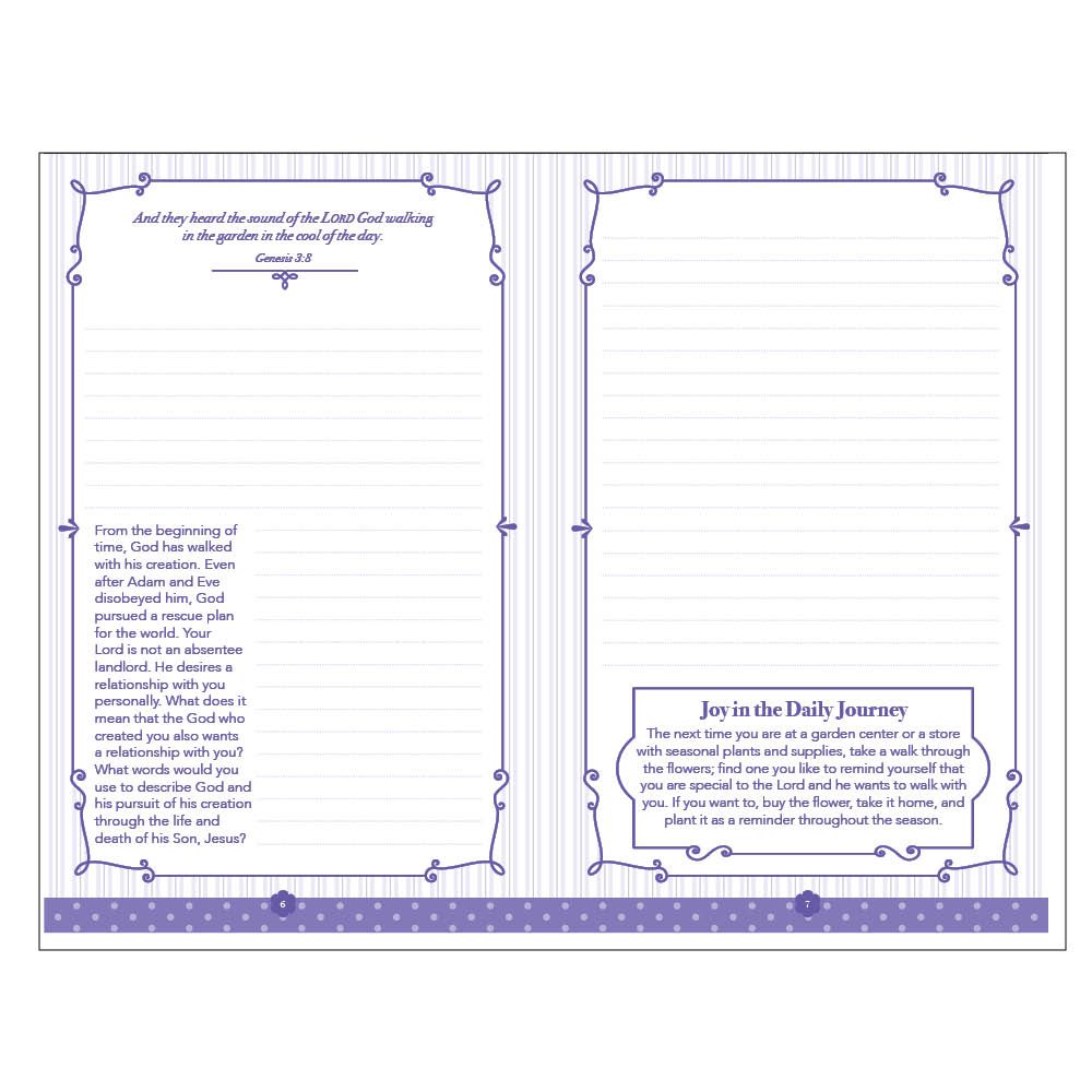 Pages of Joy in the Journey Devotional Book for women
