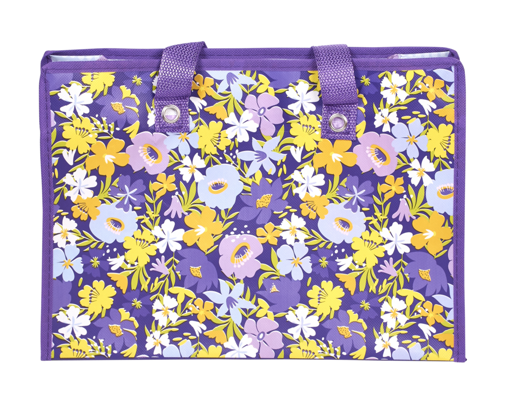 Back of Joy in the Journey Tote Bag with Scripture for Christian women's ministry