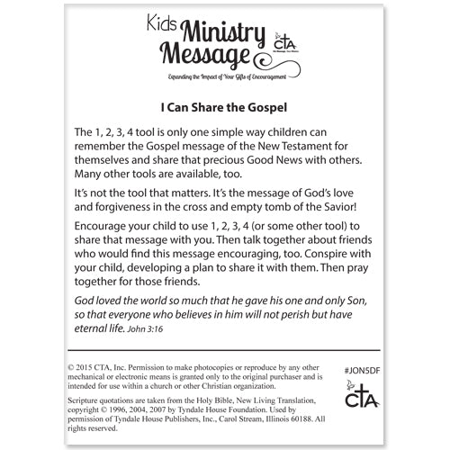 My Faith Story John 3:16  Dog Tag Family Devotion
