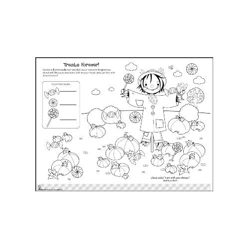 Coloring Page - Jesus is the Real Treat 