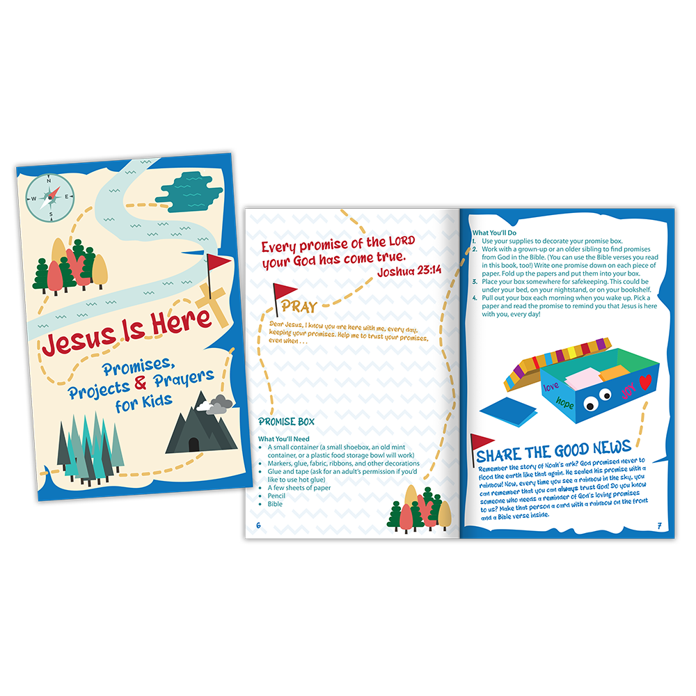 Christian Activity Book for Children's Ministry - Jesus Is Here!