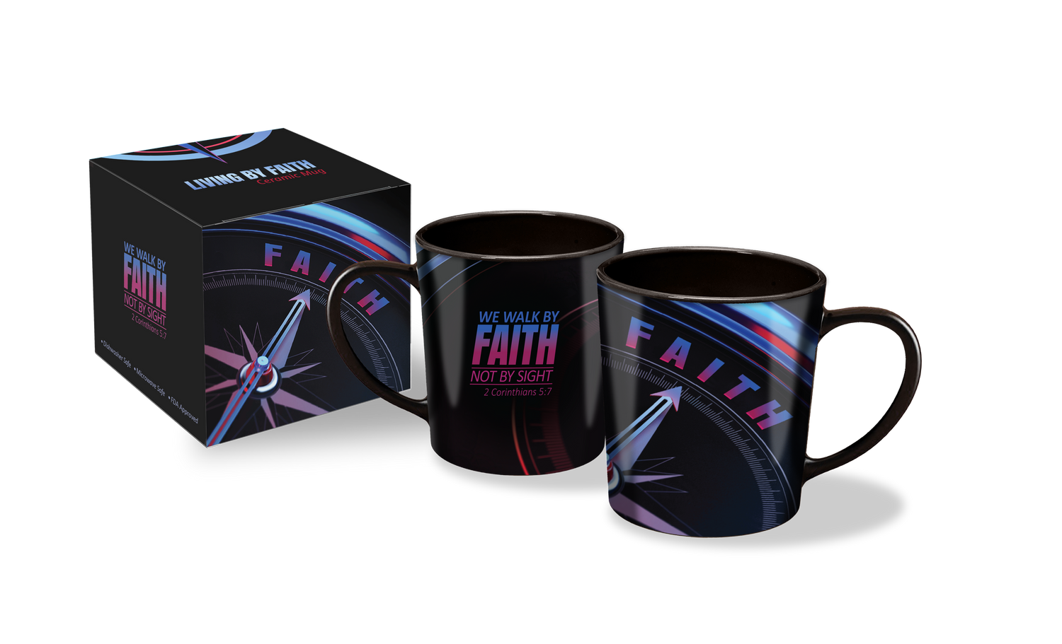 Ceramic Mug - Living by Faith