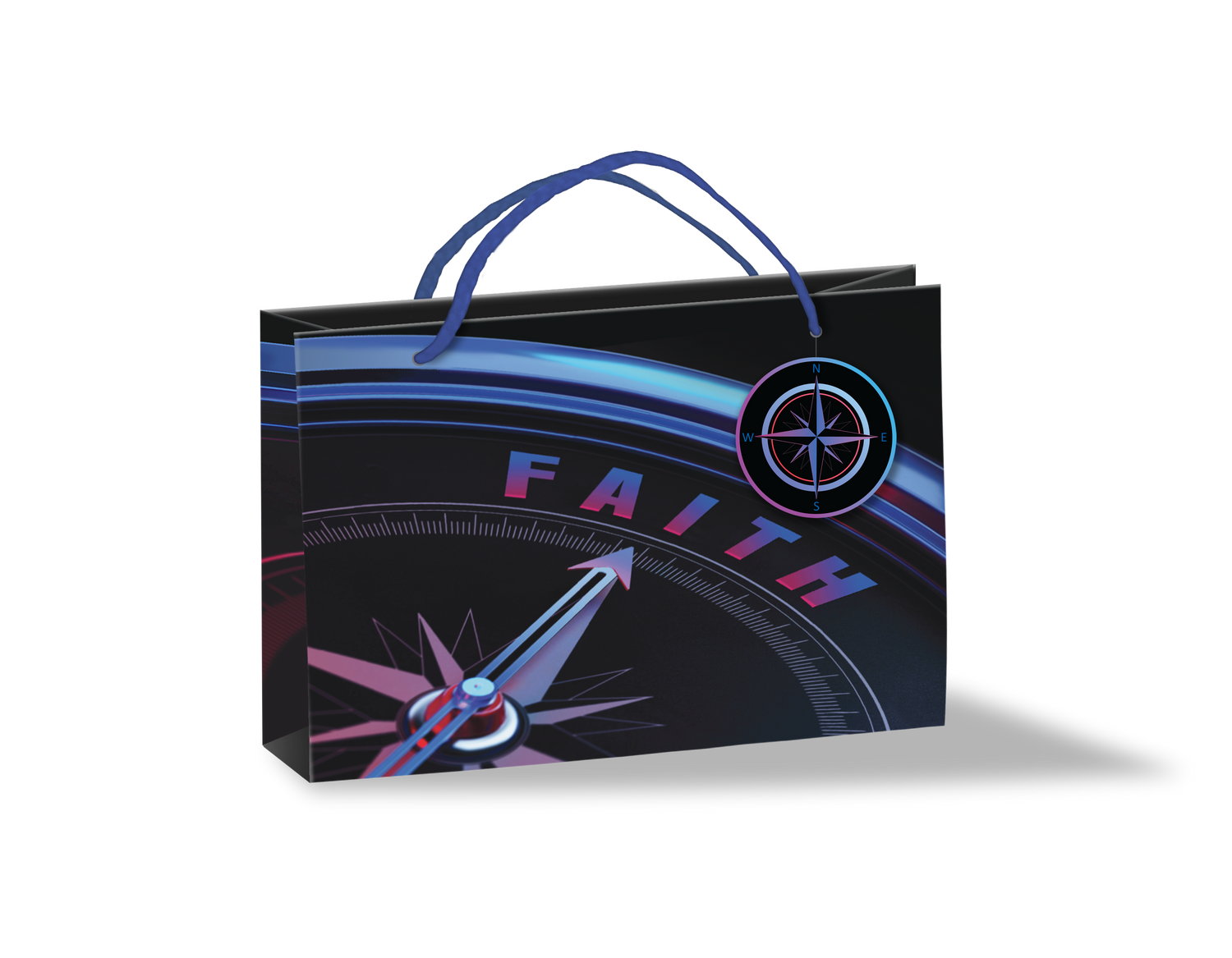 Living by Faith gift bag and tag