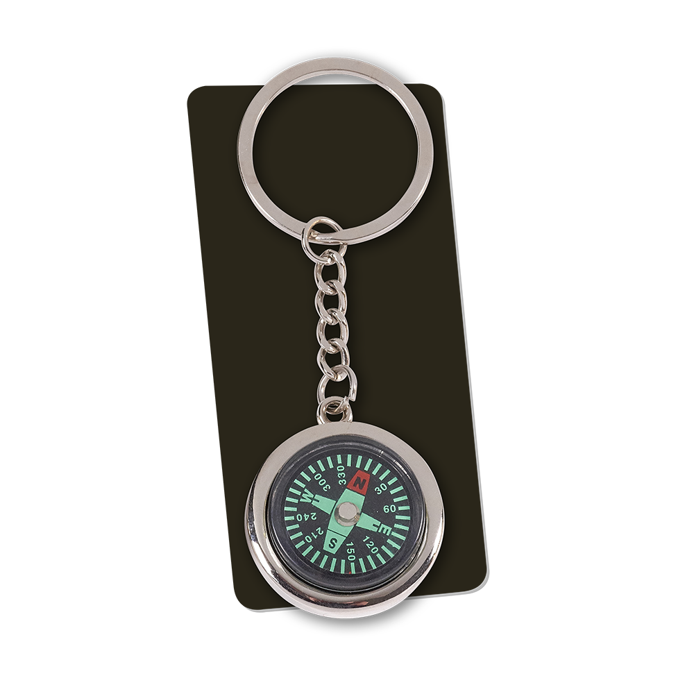 Compass Key Chain - Living by Faith