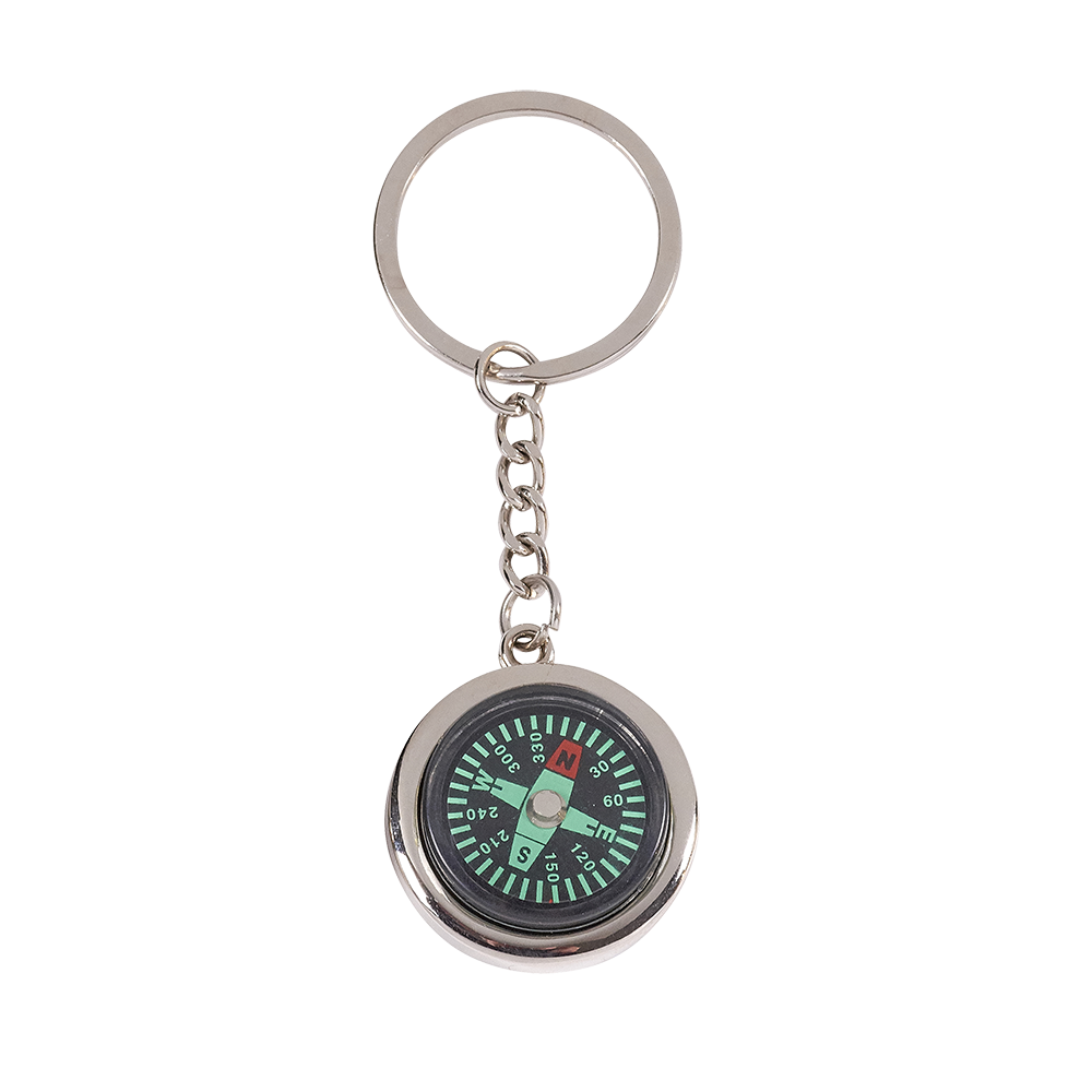 Compass Key Chain - Living by Faith