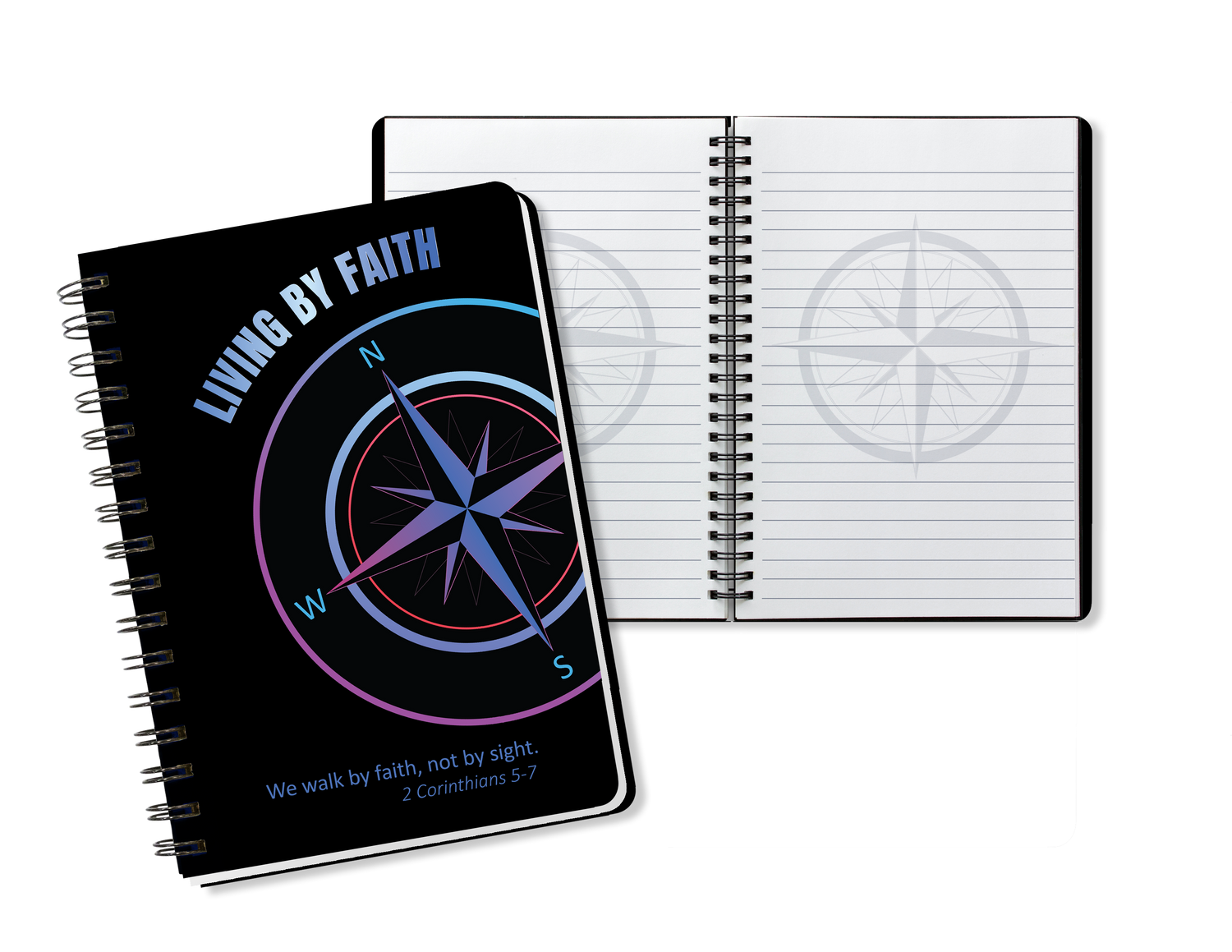 Spiral Notebook- Living by Faith