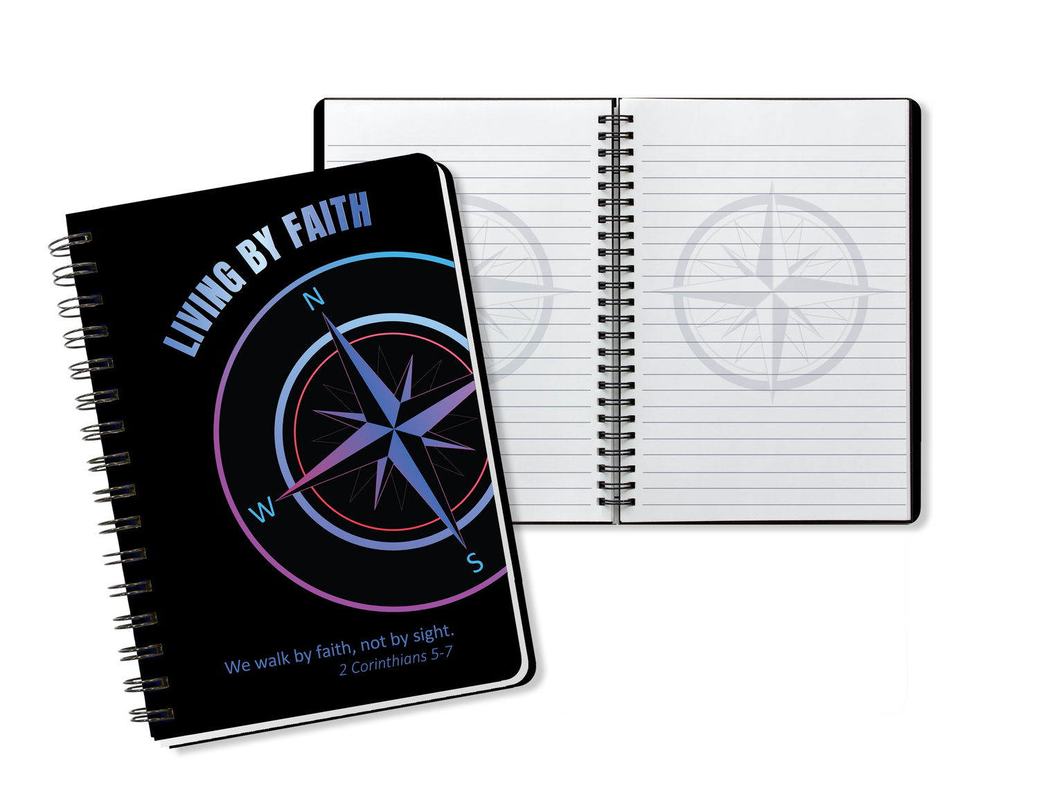 Spiral Notebook - Living by Faith