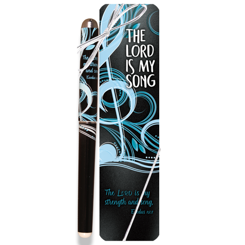Pen & Bookmark Gift Set - The Lord Is My Song Song 