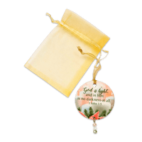 Set of 6 Ornaments/Organza Bags - Love's Pure Light