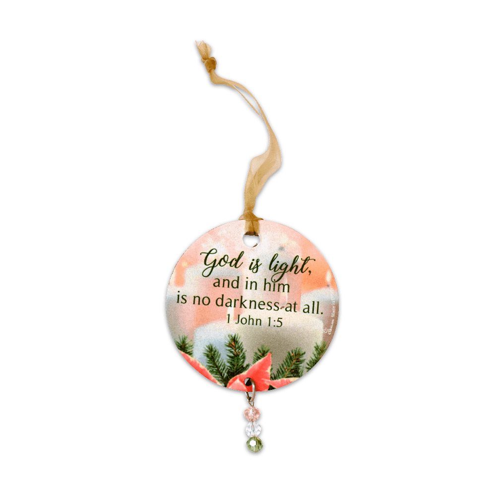 Set of 6 Ornaments/Organza Bags - Love's Pure Light