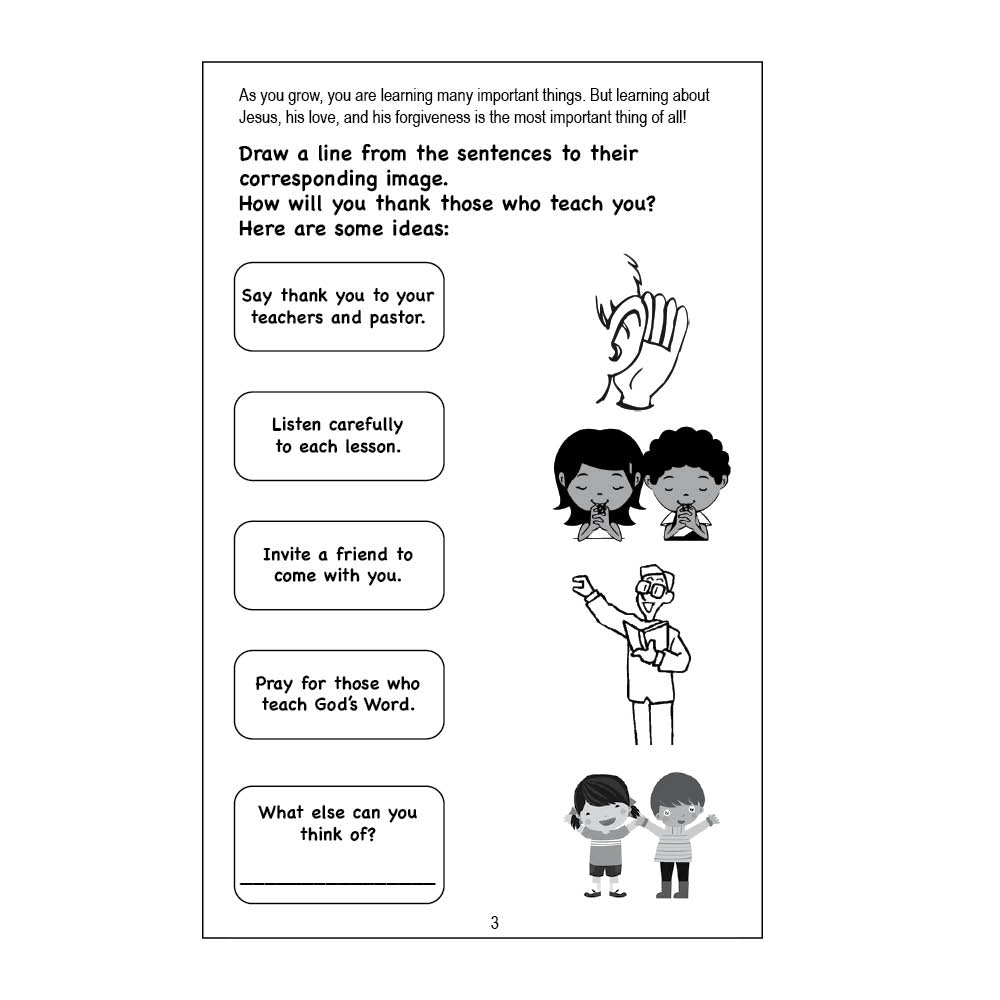 Growing in Faith Dog Tag Activity Book