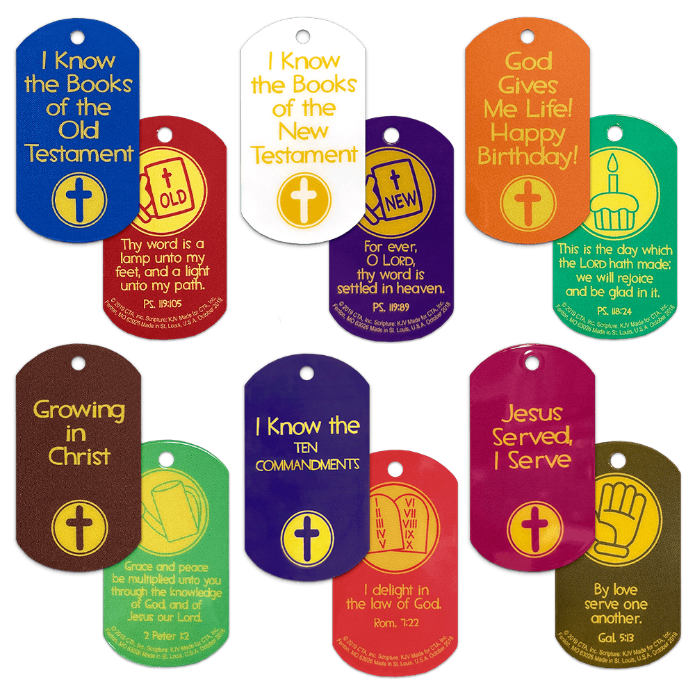 Customer Favorites Dog Tag Reward Pack - KJV