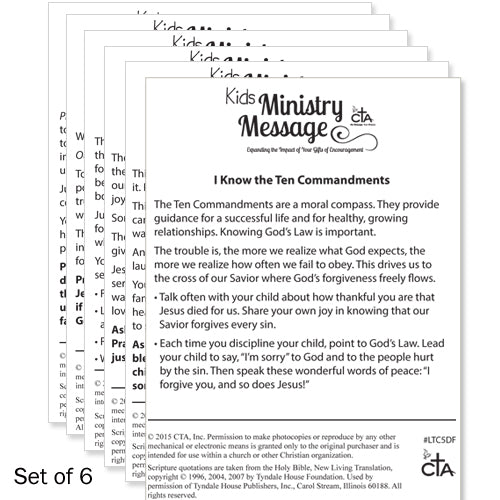 My Faith Story Dog Tags Ministry Message Set (Set of 6)