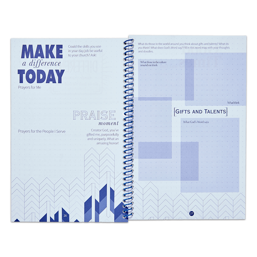 Volunteer Spiral-Bound Journal - Making a Difference...Inspiring Lives