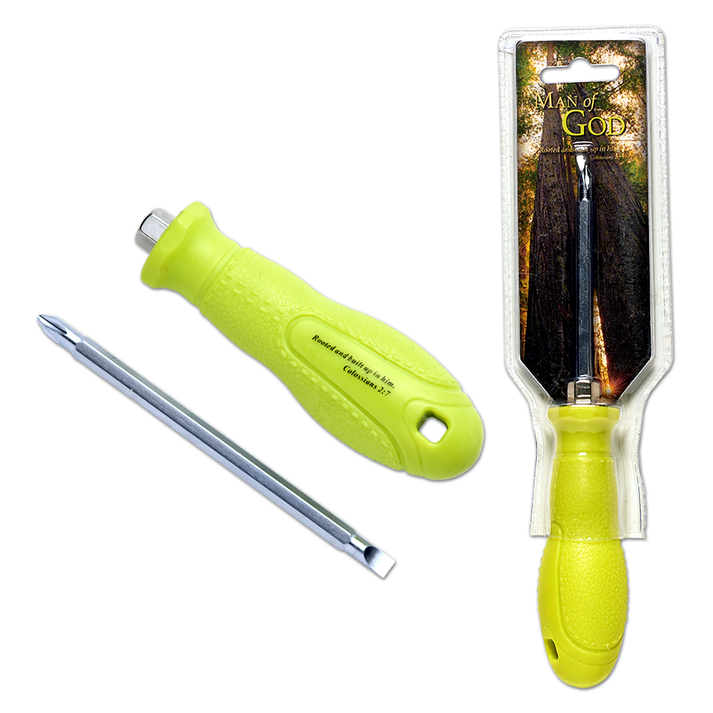 2-in-1 Full Size Screwdriver - Man of God: Rooted in Christ