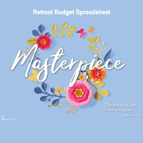 Masterpiece Retreat Budget Spreadsheet