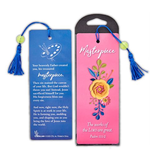 Beaded Bookmark w/ Tassel - Masterpiece