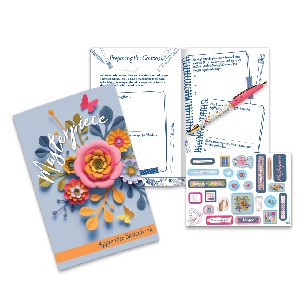Artist's Sketchbook & Pen Gift Set - Masterpiece
