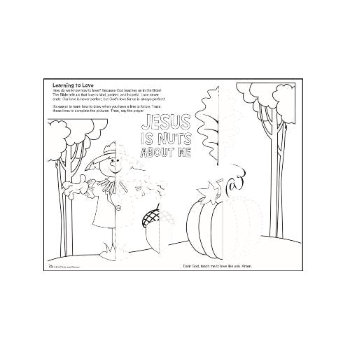 Activity Page - Jesus is Nuts About Me