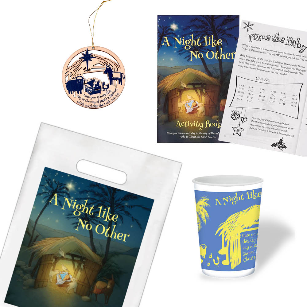 4-Piece Celebration Pack with ACTIVITY BOOK