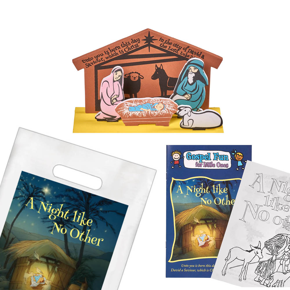 Christmas Activity Pack with GOSPEL FUN BOOK - A Night like No Other