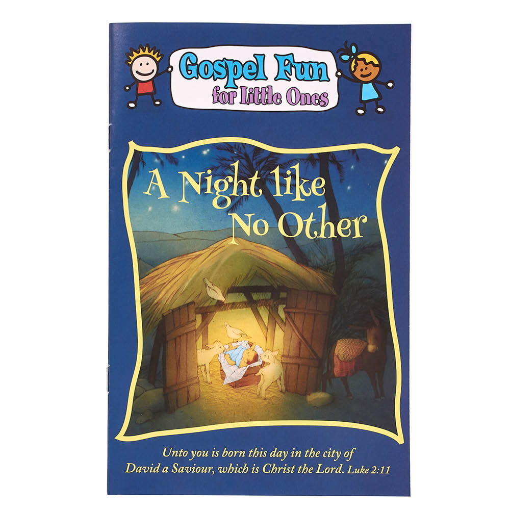 A Night Like No Other Gospel Fun for Little Ones Activity Book Ages 3-6