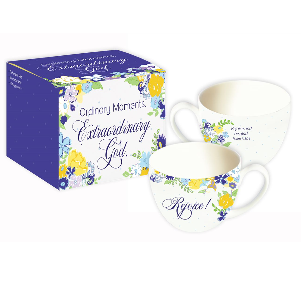 KJV 36 Ceramic Mugs & Gift Boxes and 36 FREE Devotional Books - Ordinary Moments. Extraordinary God.