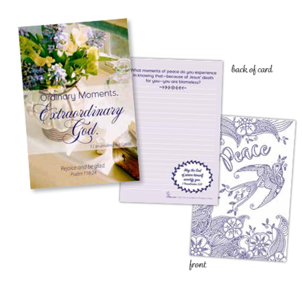 Journaling Art Cards - Ordinary Moments. Extraordinary God.
