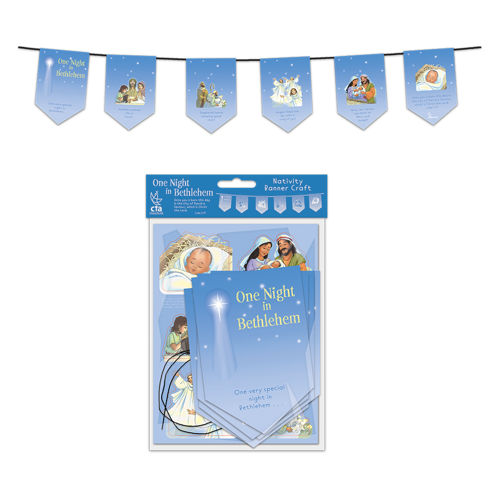 Christian Children's Christmas Gift - Advent Banner Craft Ages 5+