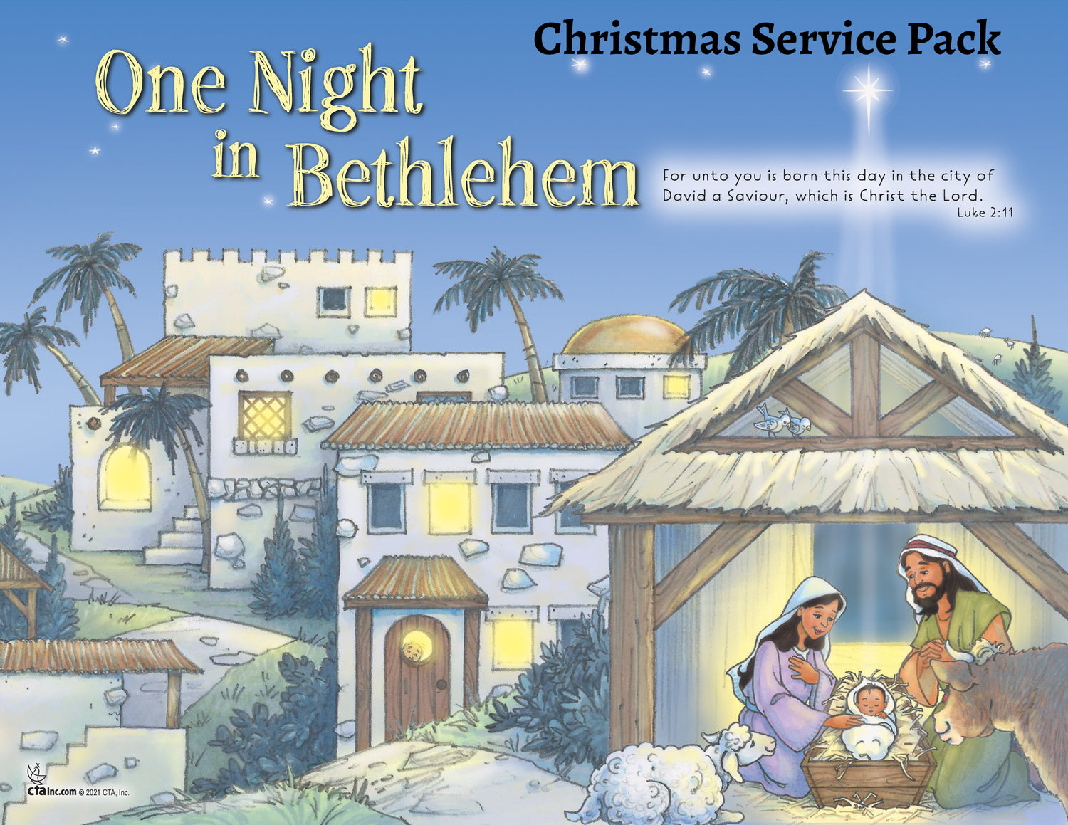 Free downloadable Christian Children's Service  Program - One Night in Bethlehem