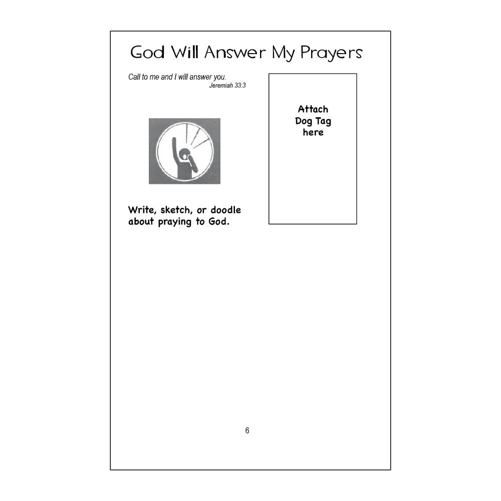 God's Promises Dog Tag Activity Book