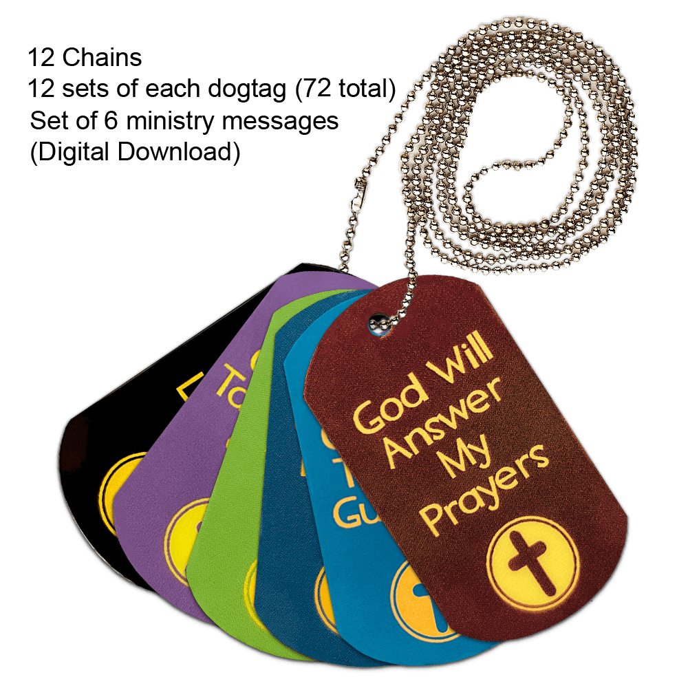 God's Promises Dog Tag Set