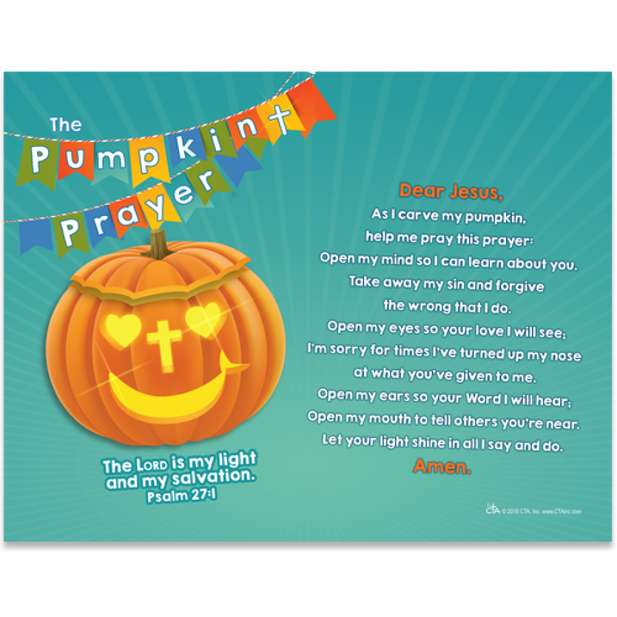 Pumpkin Prayer 300 dpi Art Element