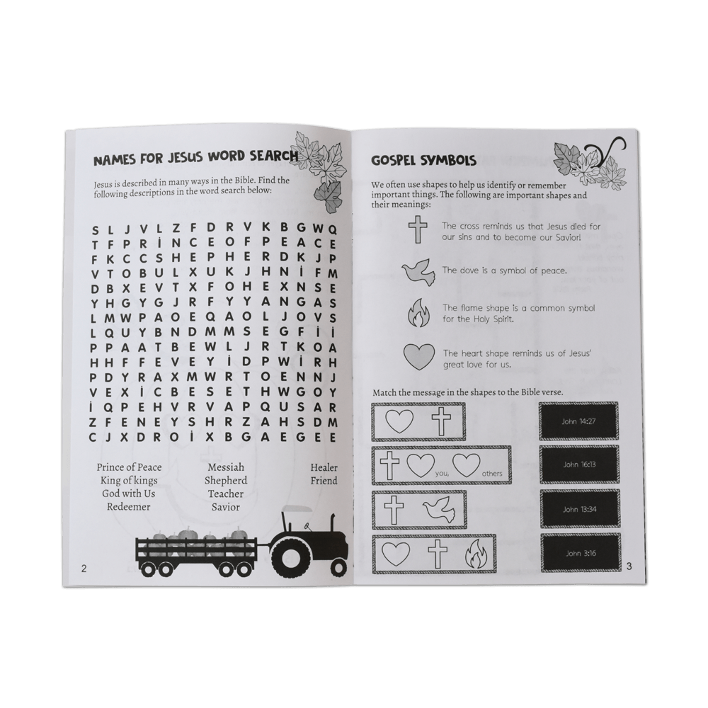 Activity Book  - The Pumpkin Prayer