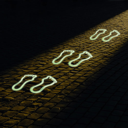 Glow-in-the-Dark Footprints 6 pack - Power Up With Jesus