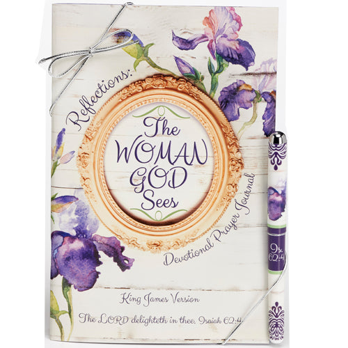 Journal and Pen Gift Set KJV - Reflections: The Woman God Sees
