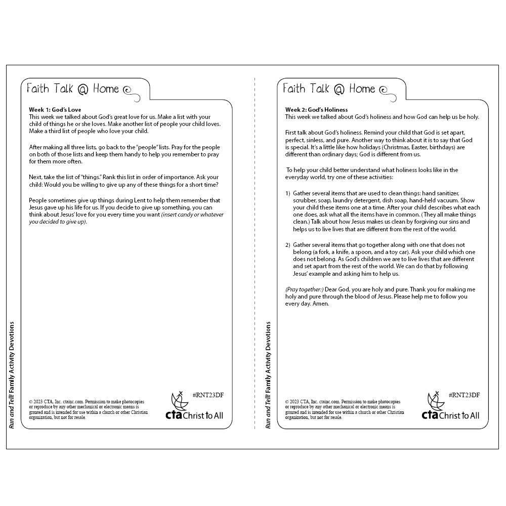 Easter Count Up Activity Calendar - Run and Tell!
