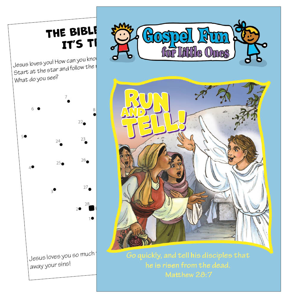 Run and Tell! Gospel  Fun for Little Ones Activity Book
