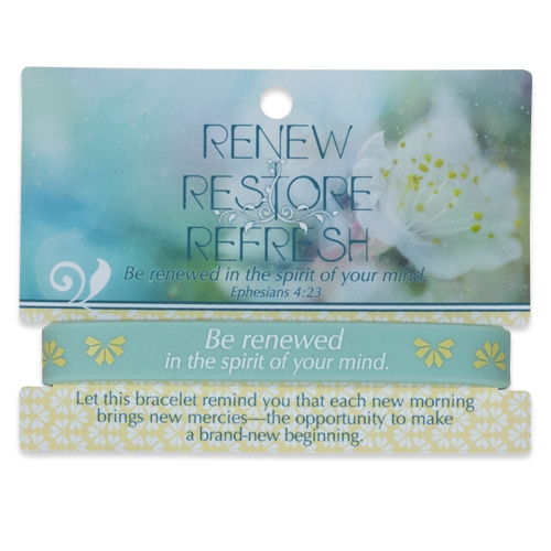 Silicone Bracelet - Renew. Restore. Refresh.
