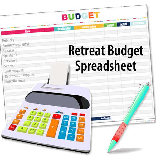 Retreat Budget Spreadsheet Retreat Budget Template