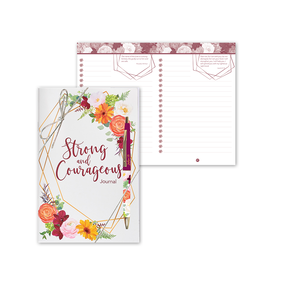 Study Journal Gift Set - Strong & Courageous