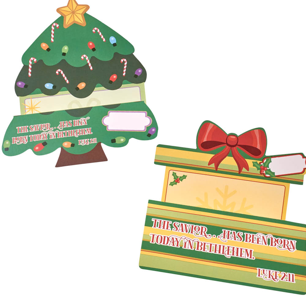 Pull Apart Christmas Card Activity for Children