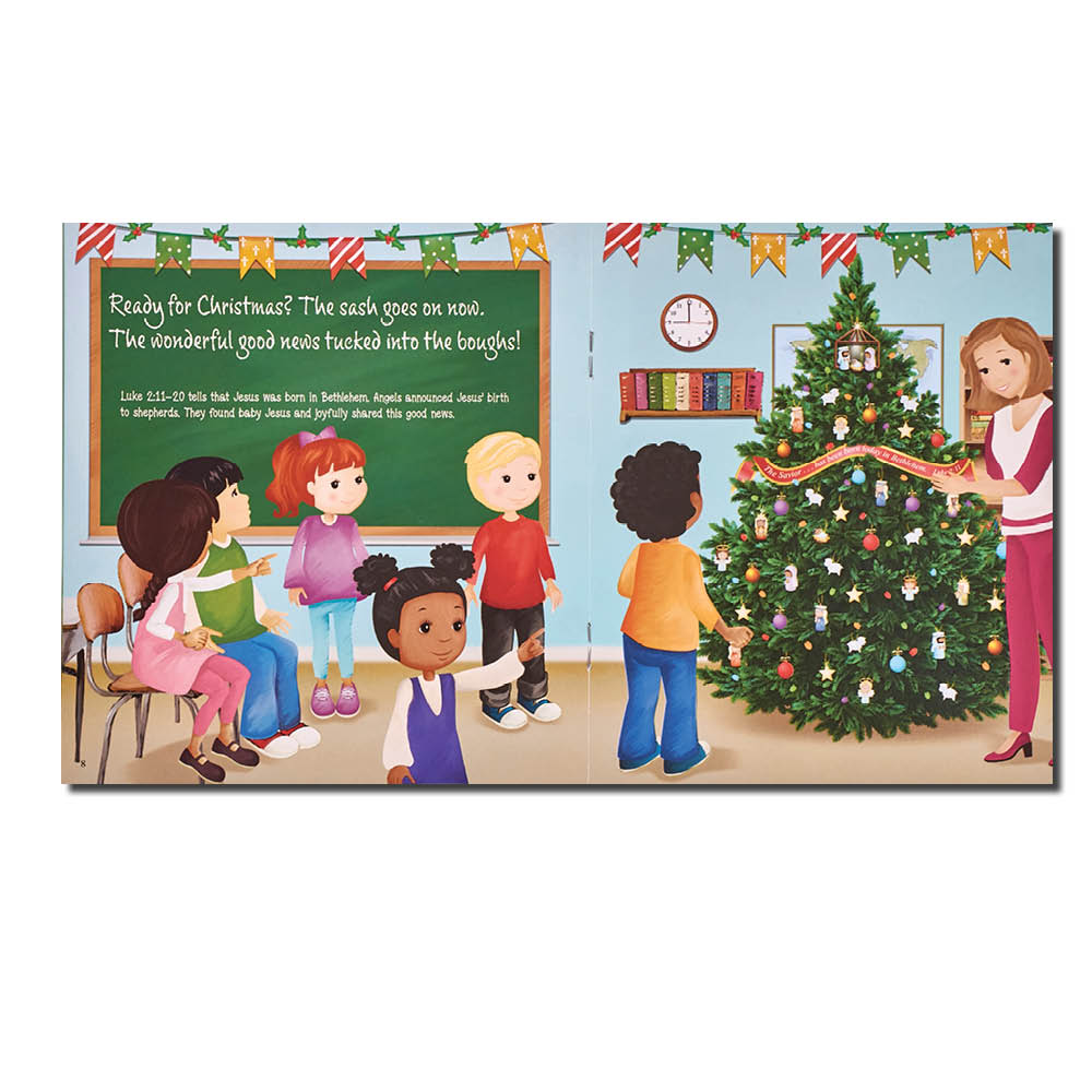 Inside pages of Get Ready for Christmas: A Christmas Tree's Story