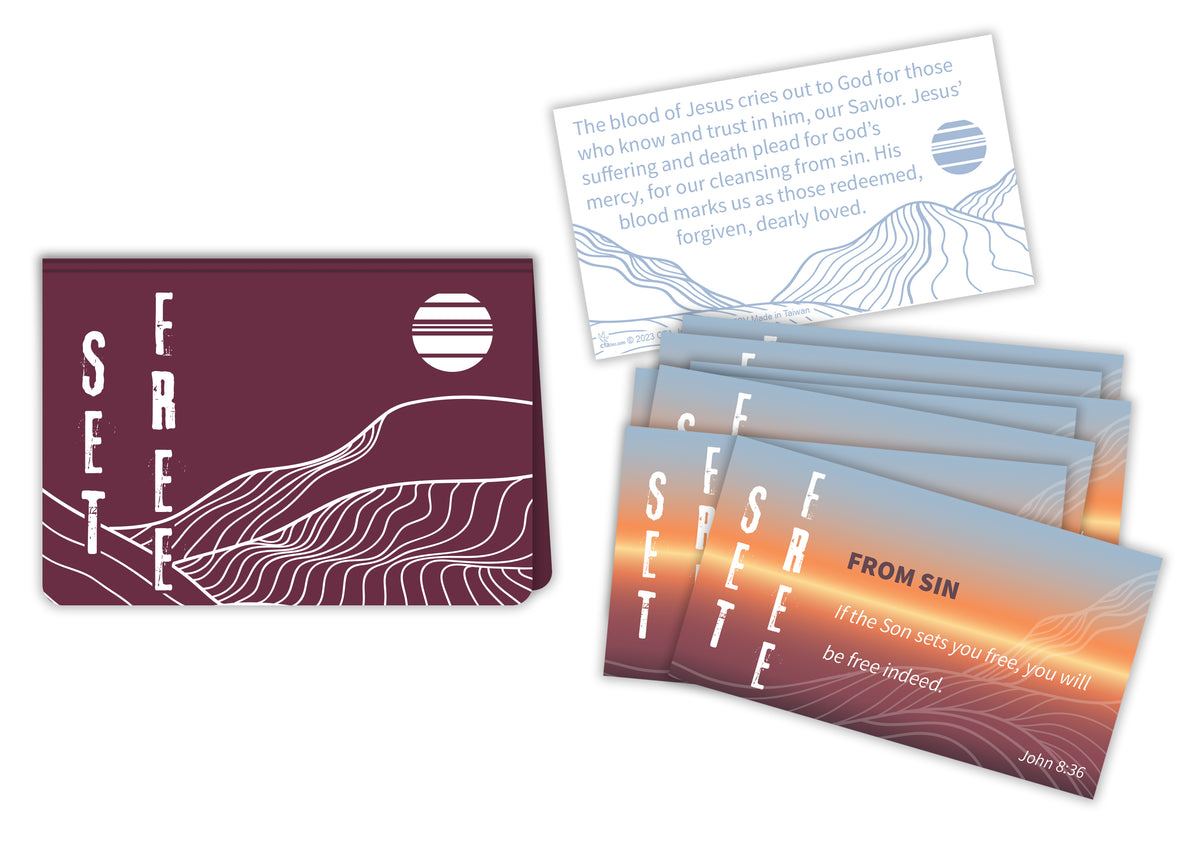 Set Free Inspiration Cards with Scripture for Men