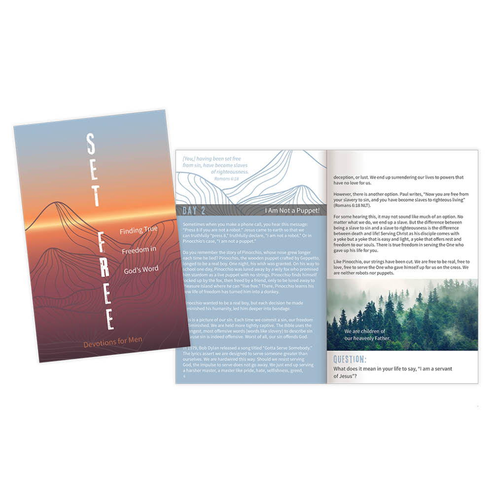 Set Free Devotion book for men