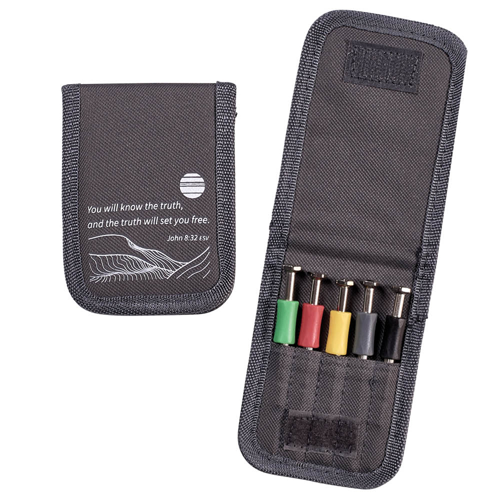 Take Along Screwdriver Set in Case with Bible Verse