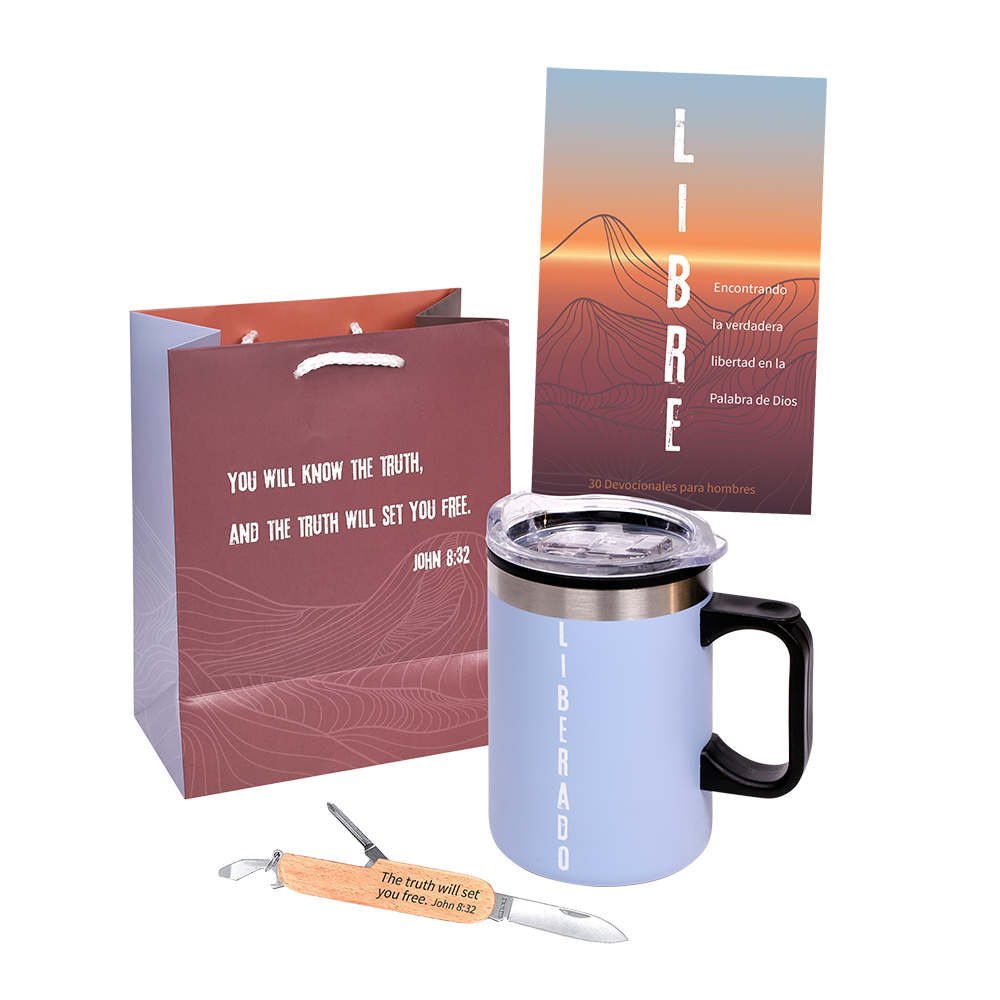 Spanish/English Deluxe Men's Gift Set - Set Free